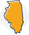 Stylized icon for Illinois