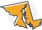 Stylized icon for Maryland