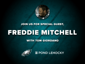 Pond Lehocky Tom Giordano sits down with Eagles Freddie Mitchell