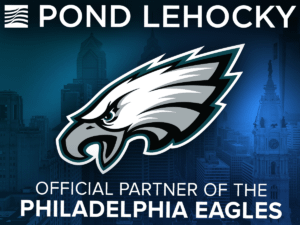 When you think Philly, you think Eagles football. Pond Lehocky Giordano is an official partner of the Philadelphia Eagles, bringing the city's beloved football team together with the Team Behind You.