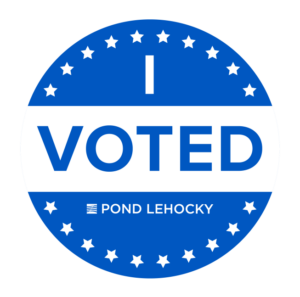 An Election Day badge of honor