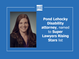 Pond Lehocky Disability attorney, named to Super Lawyers Rising Stars list in New York