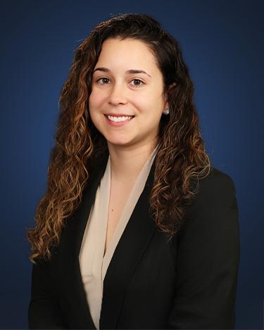 Photographic portrait of Mariah Rivera, workers' compensation attorney at Pond Lehocky Giordano.