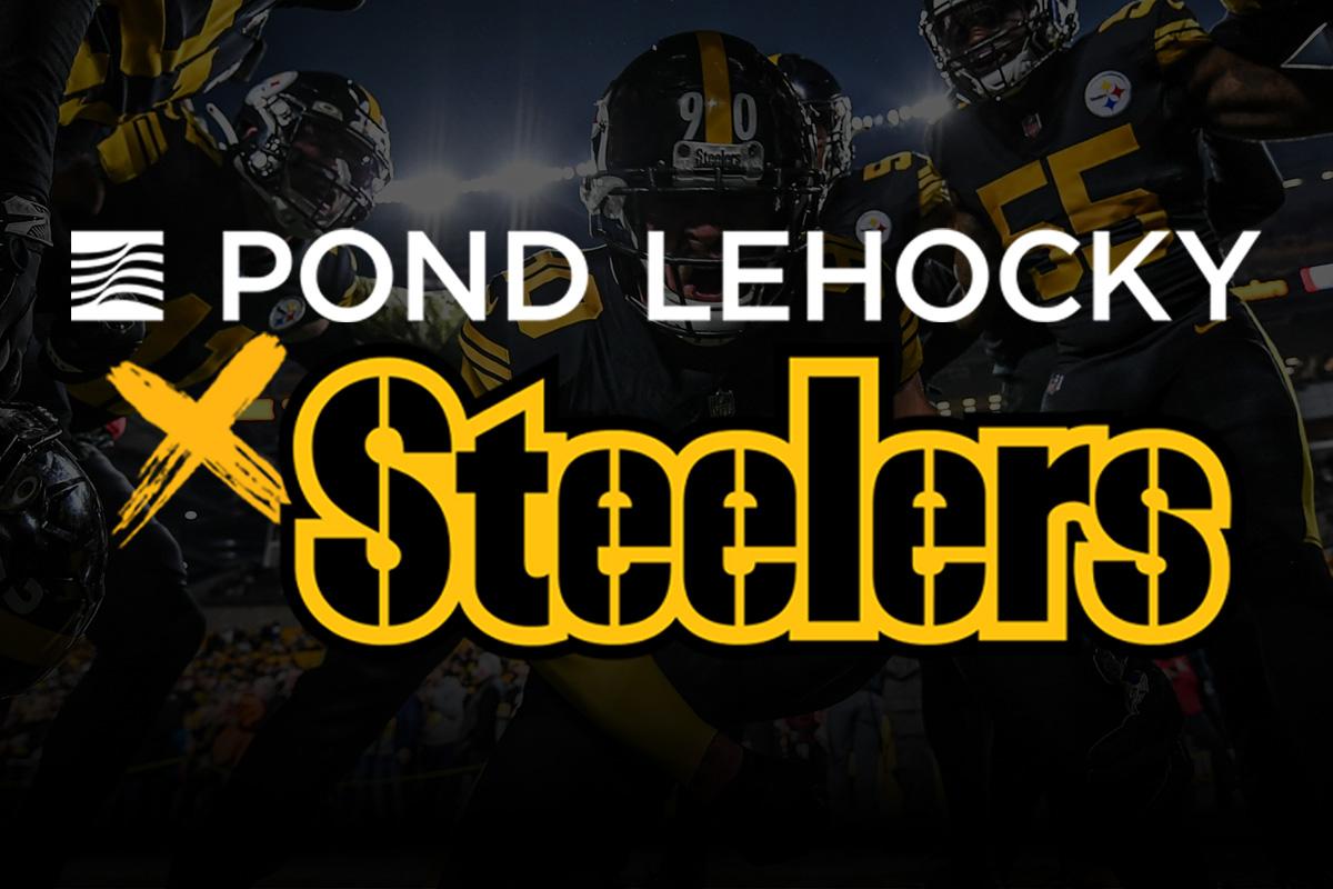 Pond Lehocky and Steelers Partnership Logo