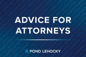 A blog header image that says "Advice for Attorneys."