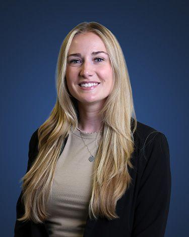 A photo portrait of Taylor Eckenrode, workers' compensation attorney for Pond Lehocky Giordano.
